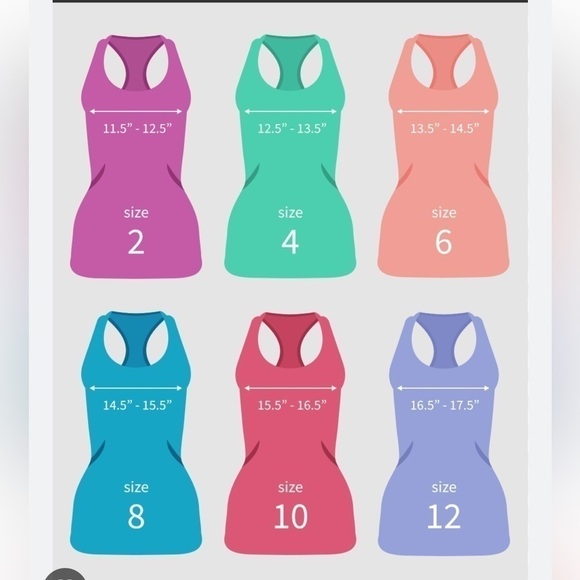 LULULEMON racerback white tank w black/white trim size 8 - Picture 7 of 7